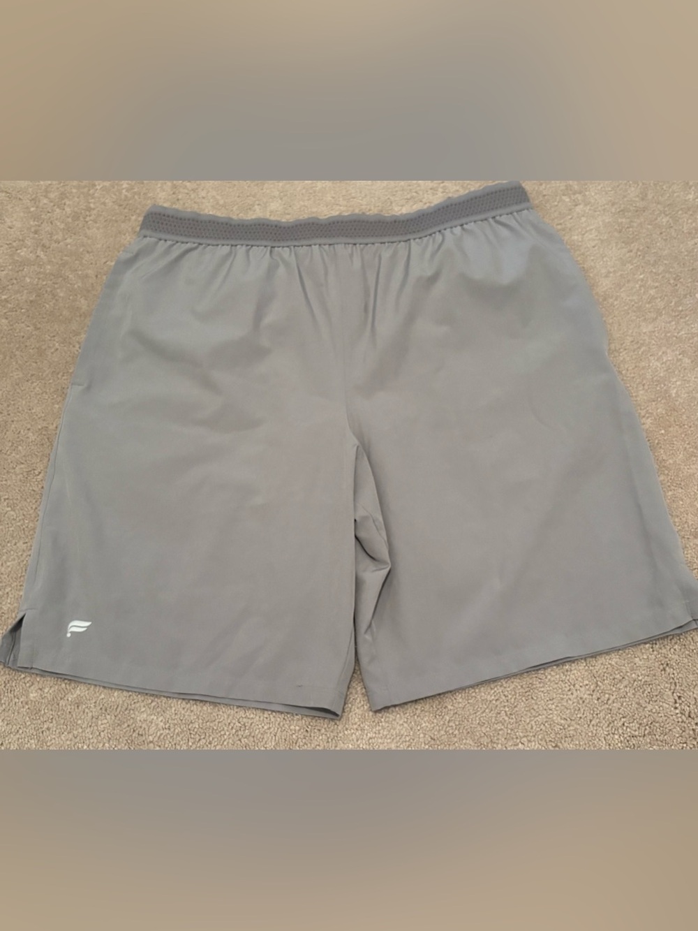 Men's Grey Athletic Shorts - Lightweight Performance